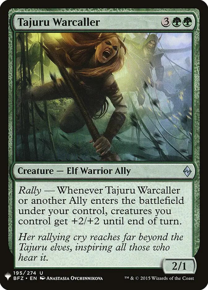 Card image of Tajuru Warcaller
