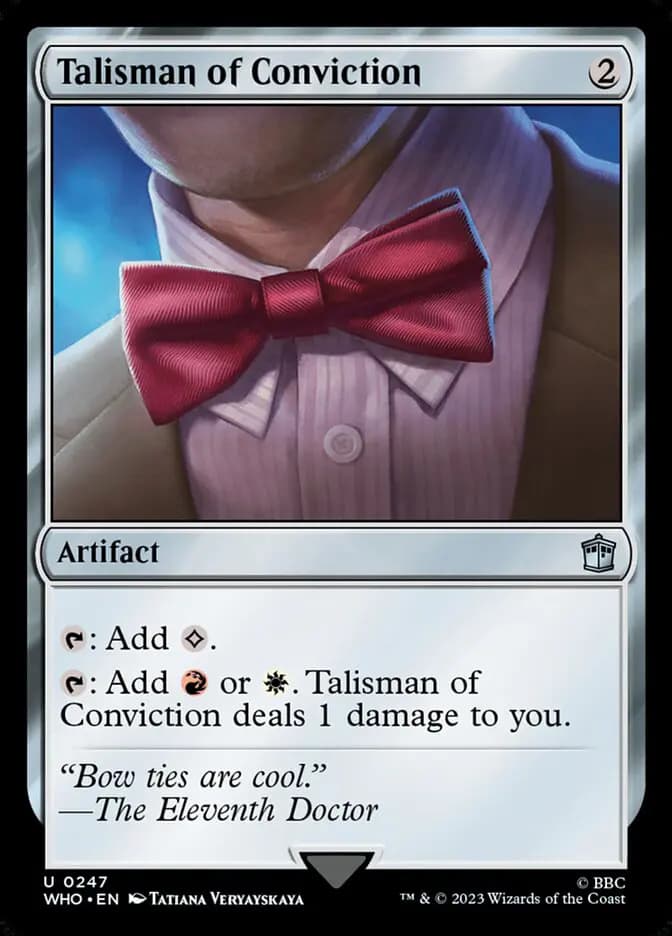 Card image of Talisman of Conviction