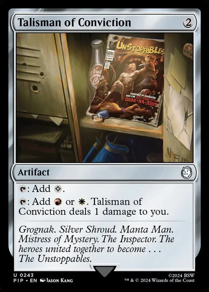 Card image of Talisman of Conviction