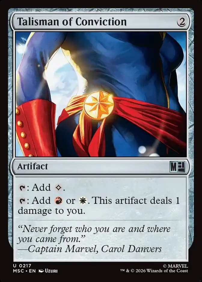 Card image of Talisman of Conviction