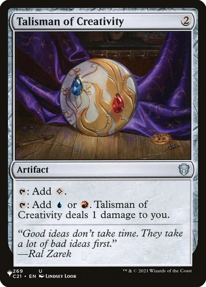 Card image of Talisman of Creativity