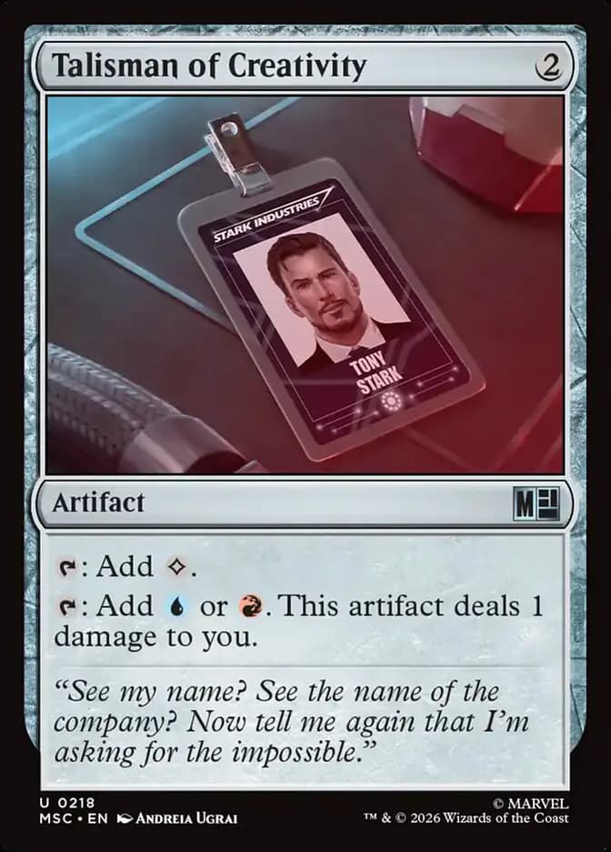 Card image of Talisman of Creativity