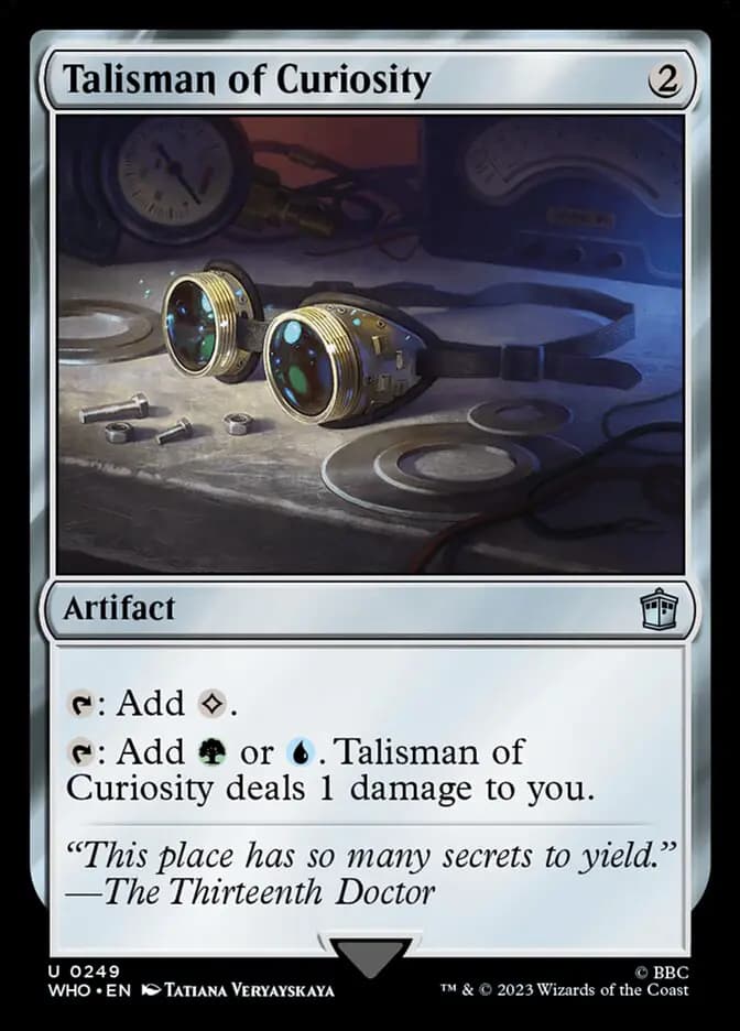 Card image of Talisman of Curiosity