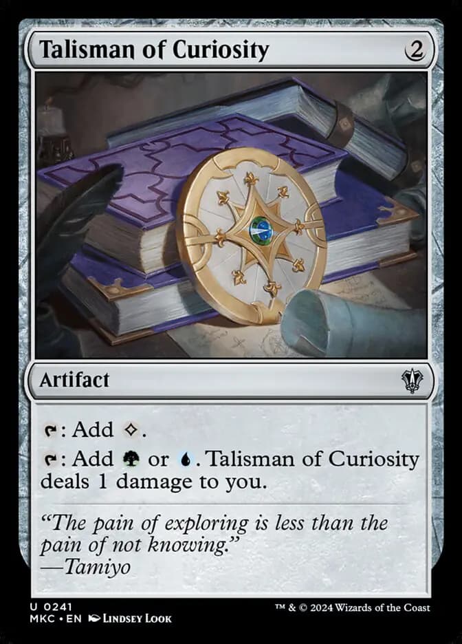 Card image of Talisman of Curiosity