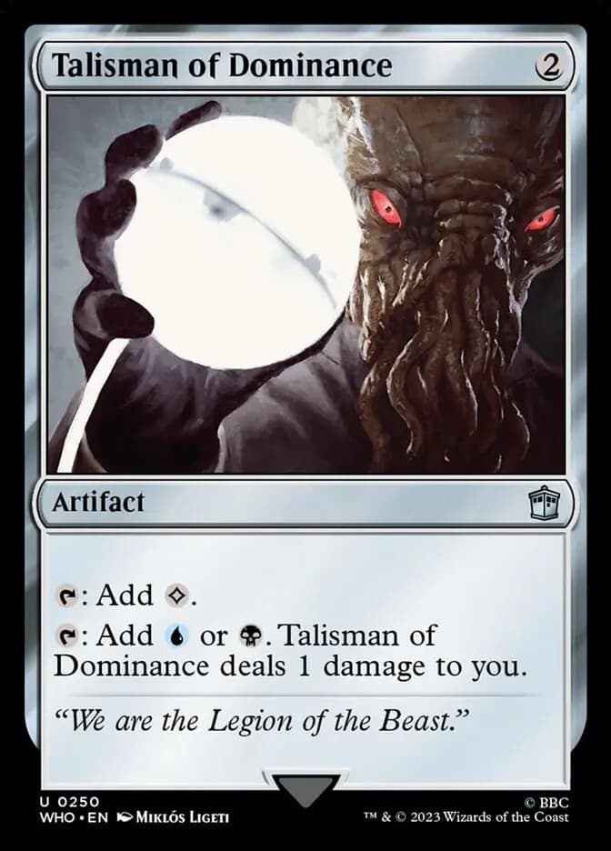 Card image of Talisman of Dominance
