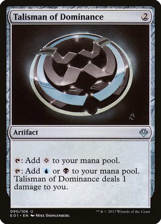 Card image of Talisman of Dominance