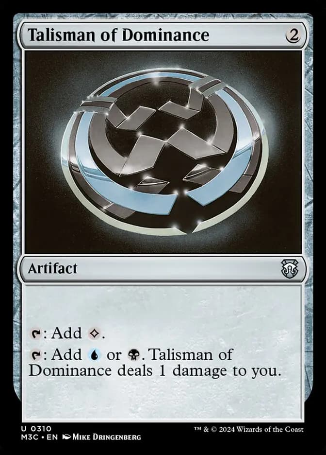 Card image of Talisman of Dominance