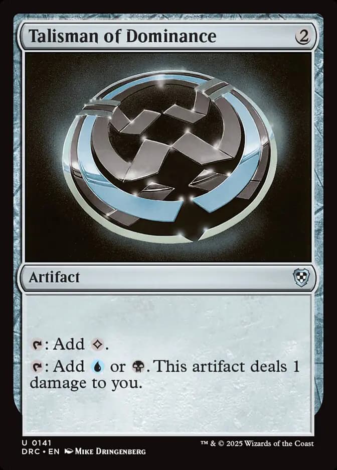 Card image of Talisman of Dominance