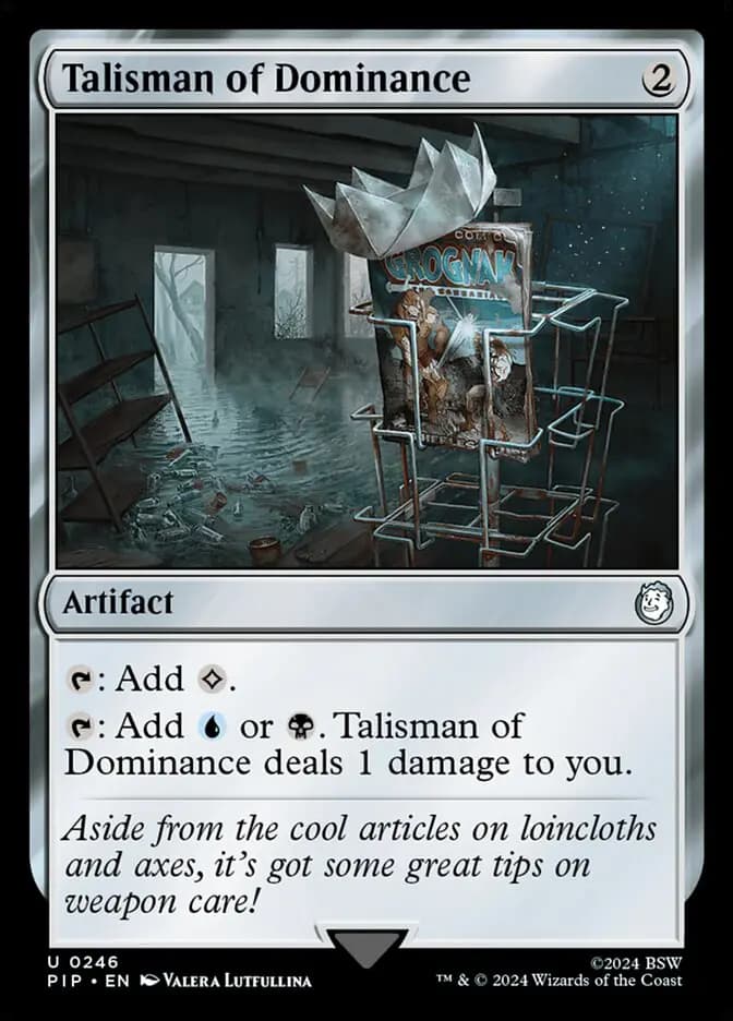 Card image of Talisman of Dominance