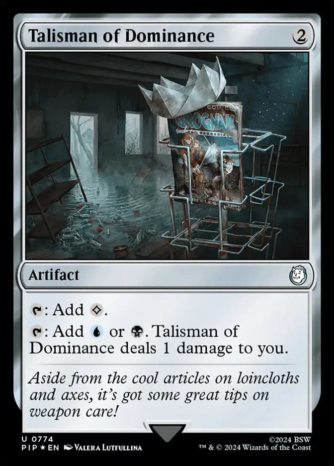 Card image of Talisman of Dominance