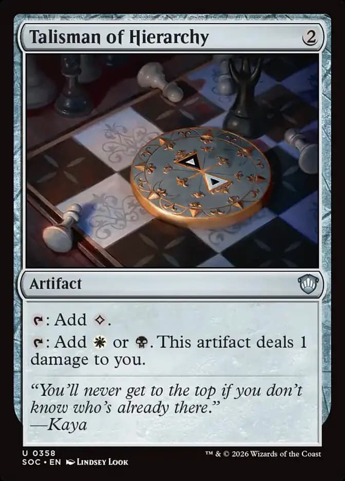 Card image of Talisman of Hierarchy