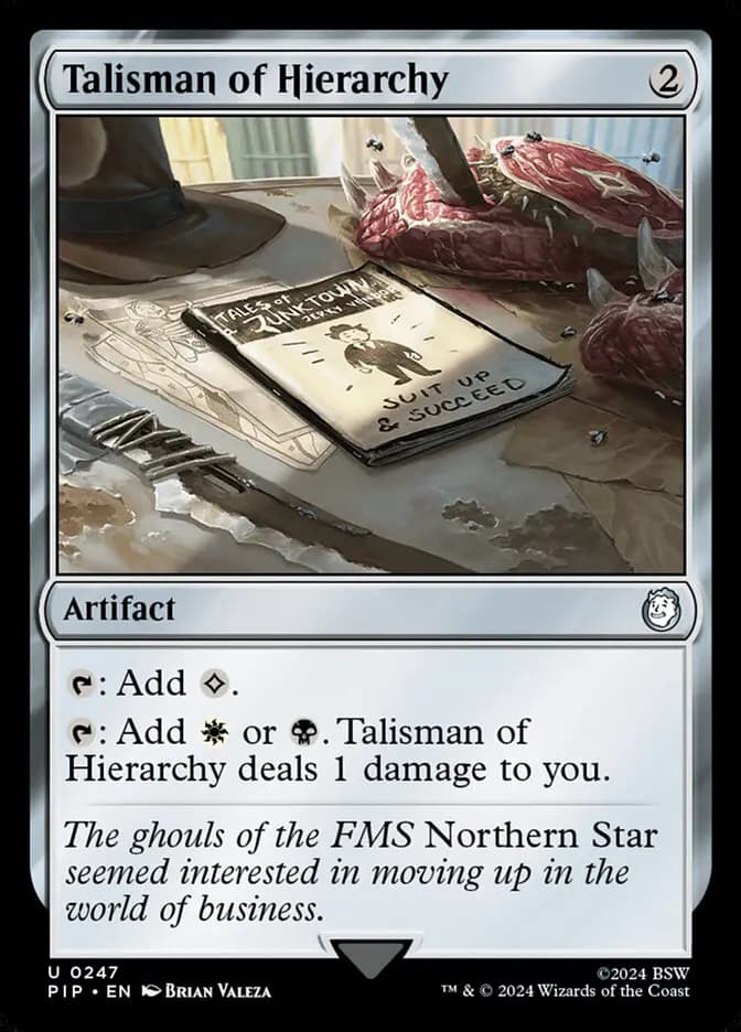 Card image of Talisman of Hierarchy