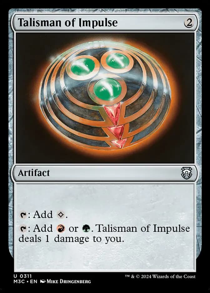 Card image of Talisman of Impulse