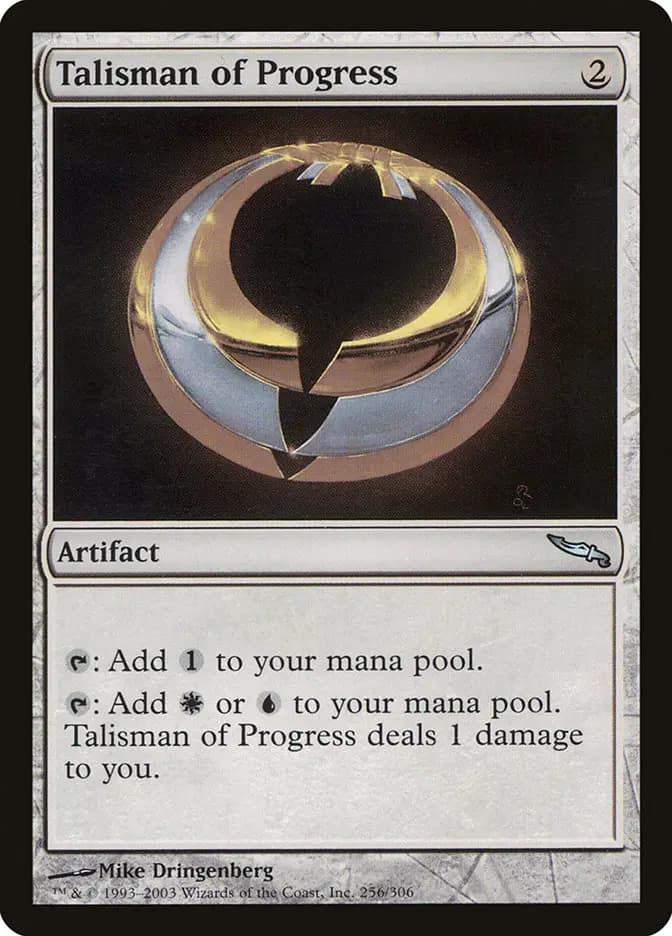 Card image of Talisman of Progress