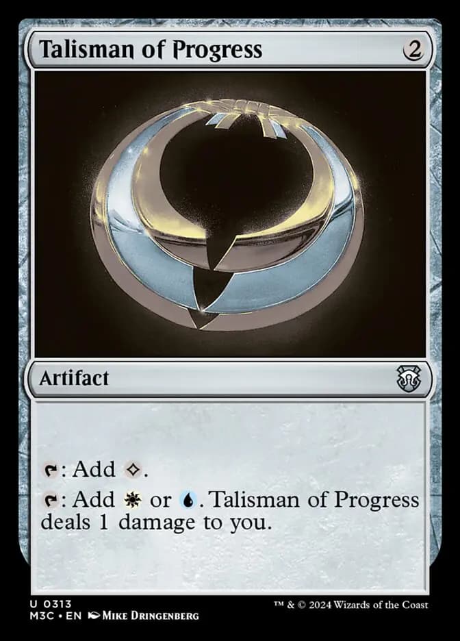 Card image of Talisman of Progress