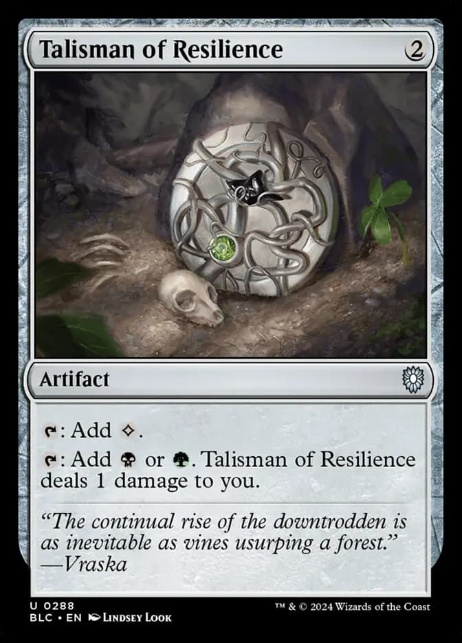 Card image of Talisman of Resilience