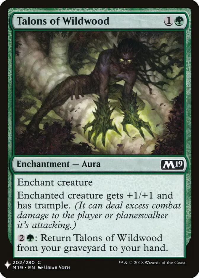 Card image of Talons of Wildwood
