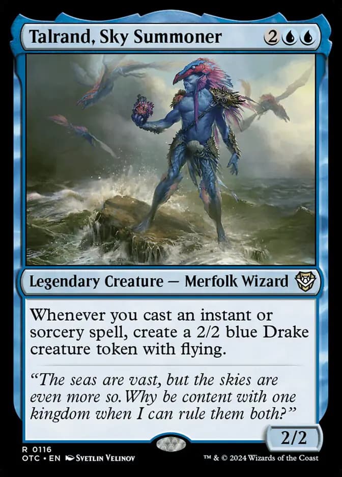 Card image of Talrand, Sky Summoner