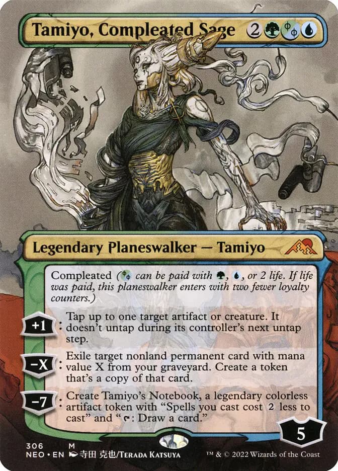 Card image of Tamiyo, Compleated Sage