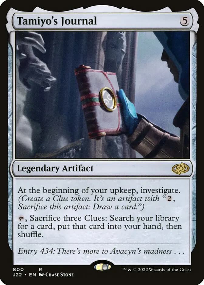 Card image of Tamiyo's Journal