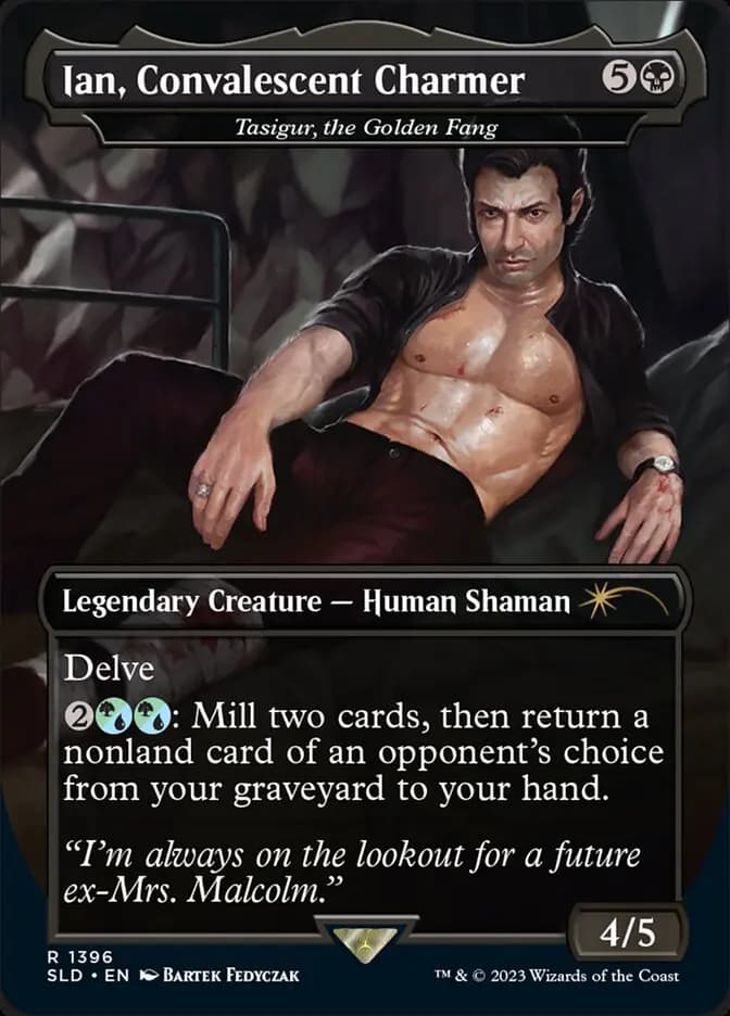 Card image of Tasigur, the Golden Fang