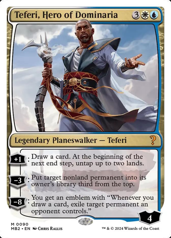 Card image of Teferi, Hero of Dominaria