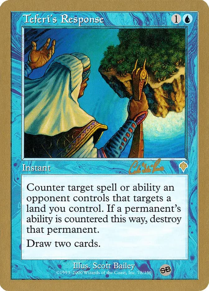 Card image of Teferi's Response