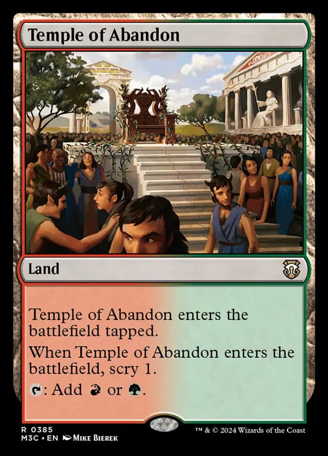 Card image of Temple of Abandon