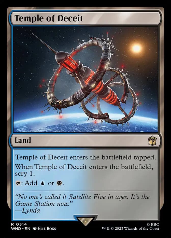 Card image of Temple of Deceit