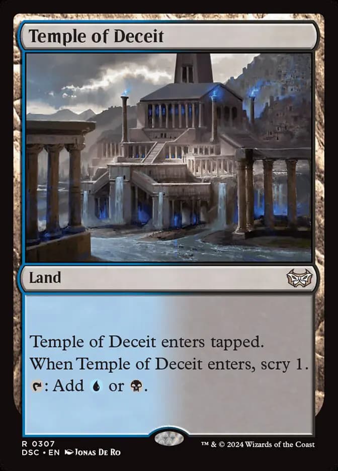 Card image of Temple of Deceit