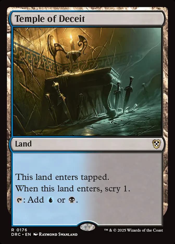 Card image of Temple of Deceit