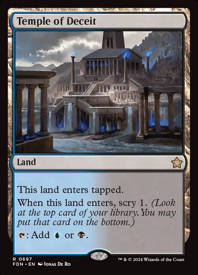 Card image of Temple of Deceit