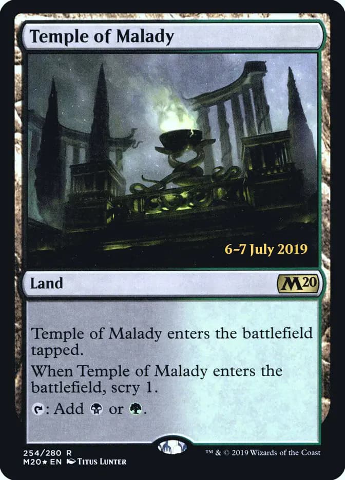 Card image of Temple of Malady