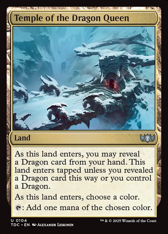 Card image of Temple of the Dragon Queen