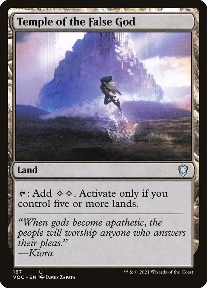 Card image of Temple of the False God