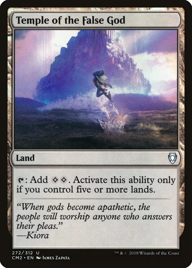 Card image of Temple of the False God