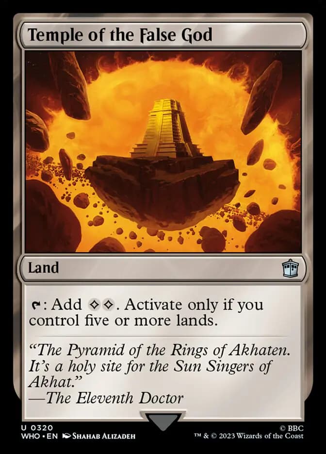 Card image of Temple of the False God