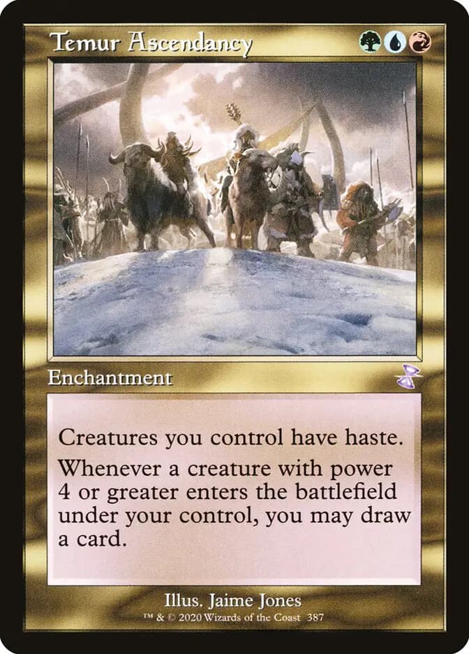 Card image of Temur Ascendancy