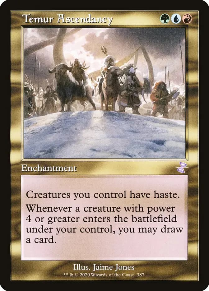 Card image of Temur Ascendancy