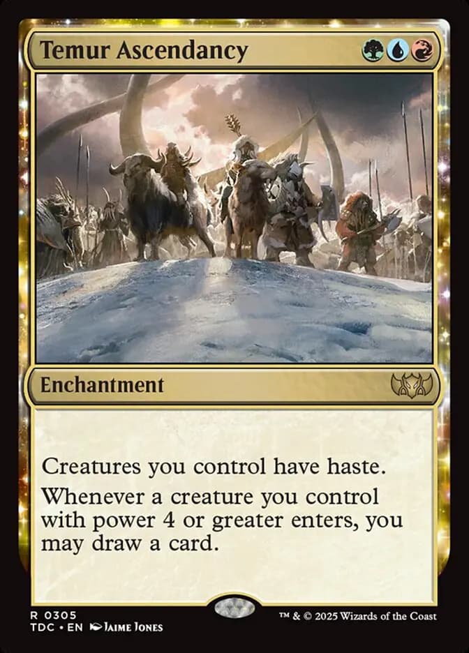 Card image of Temur Ascendancy