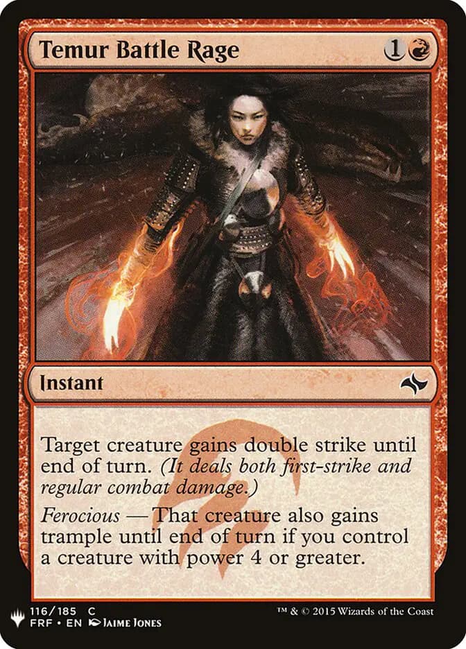 Card image of Temur Battle Rage