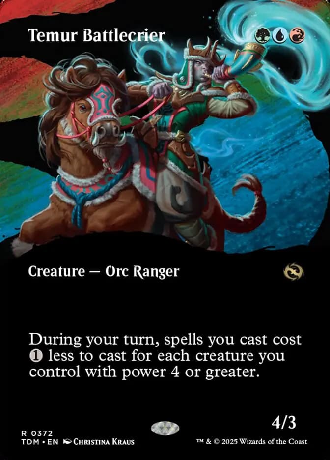 Card image of Temur Battlecrier
