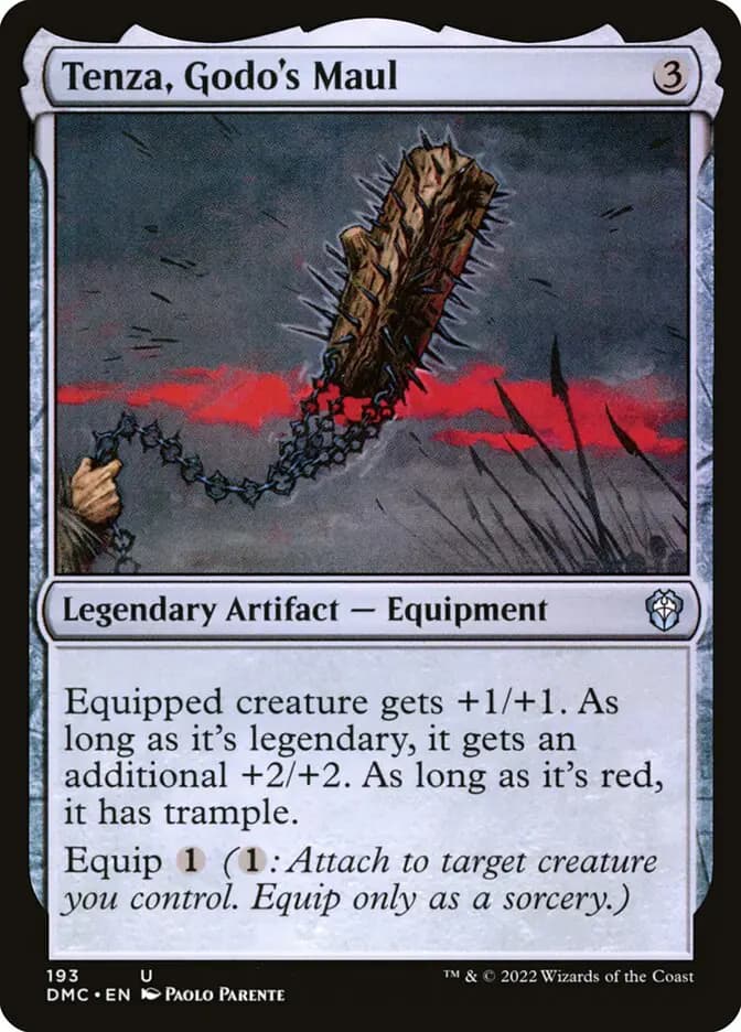 Card image of Tenza, Godo's Maul