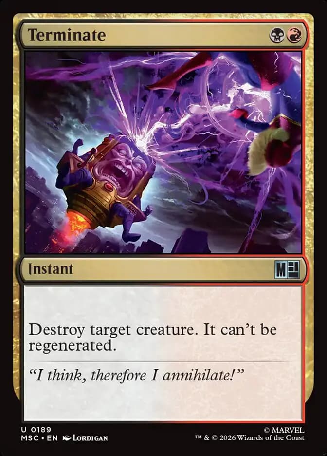 Card image of Terminate