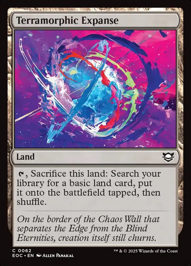 Card image of Terramorphic Expanse
