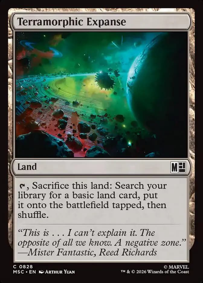 Card image of Terramorphic Expanse