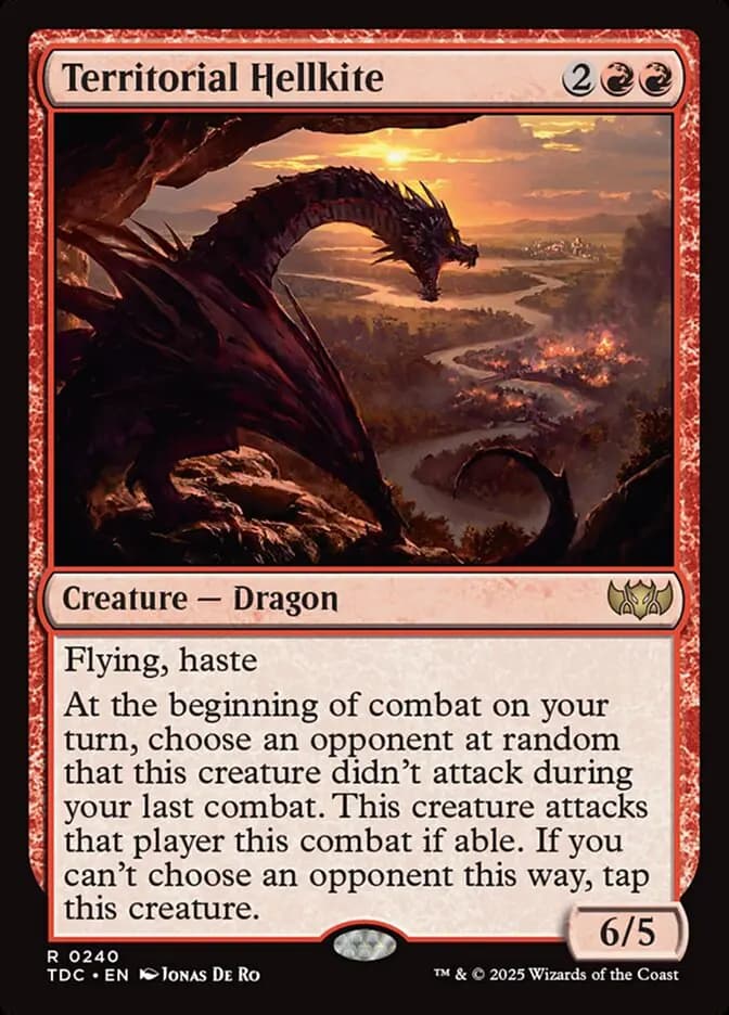 Card image of Territorial Hellkite