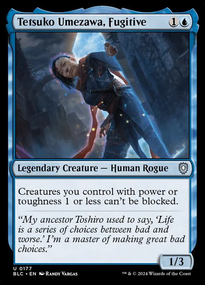 Card image of Tetsuko Umezawa, Fugitive