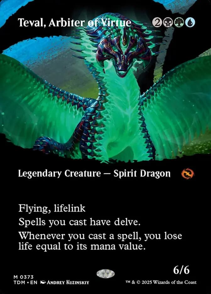 Card image of Teval, Arbiter of Virtue