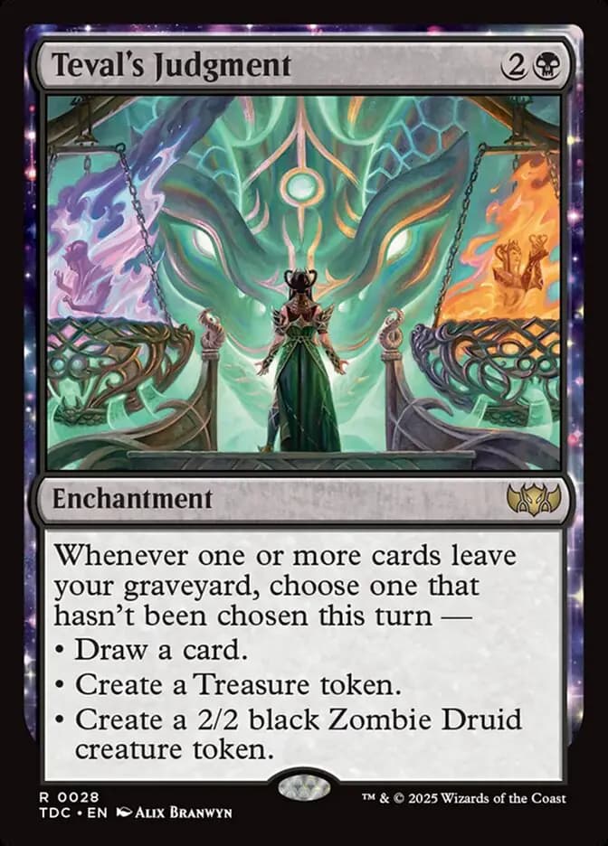 Card image of Teval's Judgment